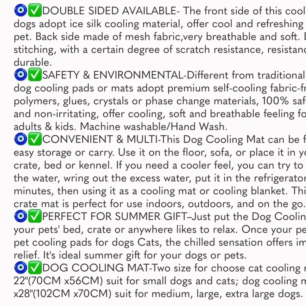 Pet Cooling Mat for Dogs Cats-Ice Silk Dog Cooling Mats, Summer Dog Cooling Pads